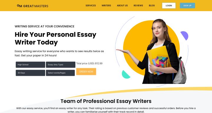 great masters essay writing wordPress theme