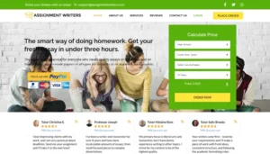 assignment writers wordpress theme