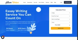 Silicon Writers | Essay Writing Landing Page
